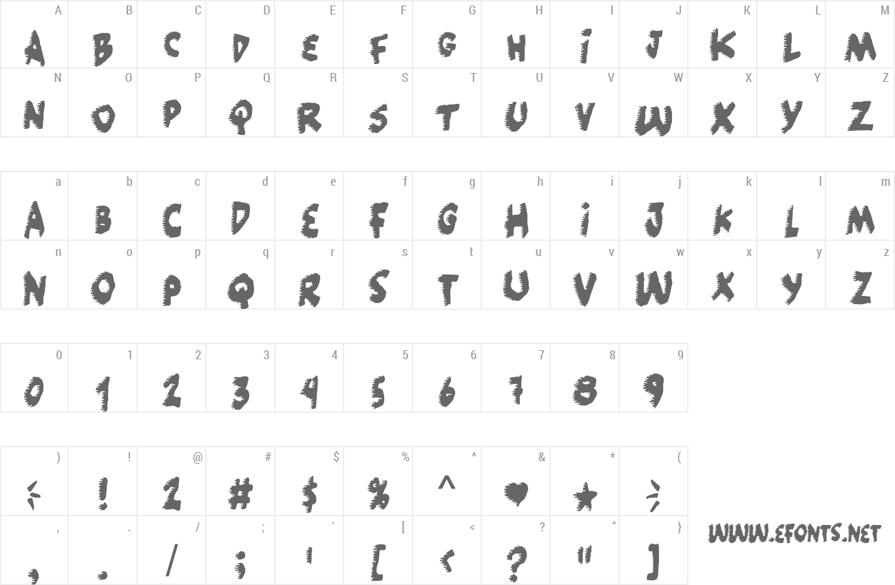 Font Popcorn not included preview